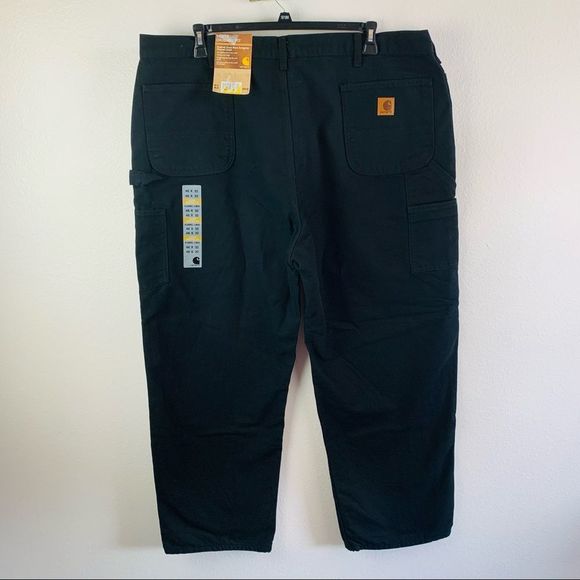 SOLD Carhartt Loose Fit Flannel Lined Jeans - Picture 4 of 5